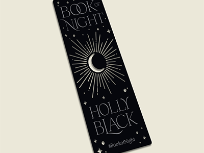 Book of Night metal bookmark