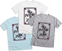 The Future Is Indie tees