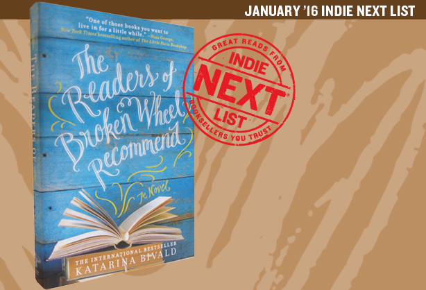 January 2016 Indie Next List Header Image